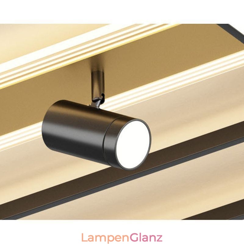 Geometrischer Deckenstrahler aus Acryl