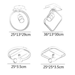 Acryl Deckenleuchte Minimalistisches Dekor Licht Spotlight