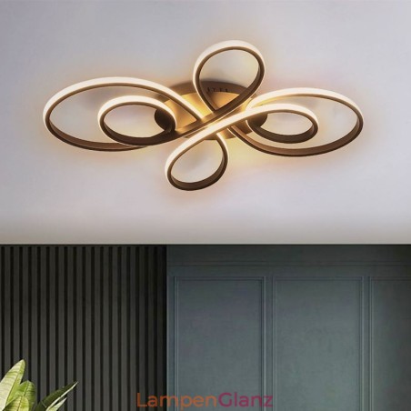 Moderne Deckenleuchte mit chinesischem Knoten