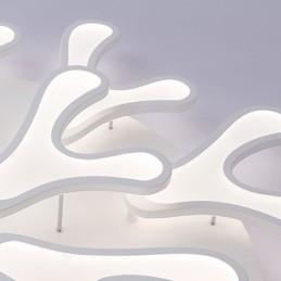Deckenleuchte aus Acrylgeweih