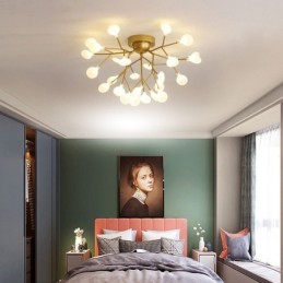 Nordische minimalistische Deckenleuchte mit Unterputzmontage, dekorative Leuchte
