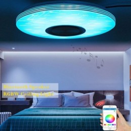 Unterputz-Deckenleuchte, dekorative Lampe, Fernbedienung, APP-Steuerung, Bluetooth-Musik-Lautsprecherlampe