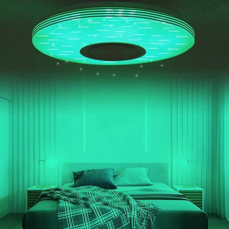 Unterputz-Deckenleuchte, dekorative Lampe, Fernbedienung, APP-Steuerung, Bluetooth-Musik-Lautsprecherlampe