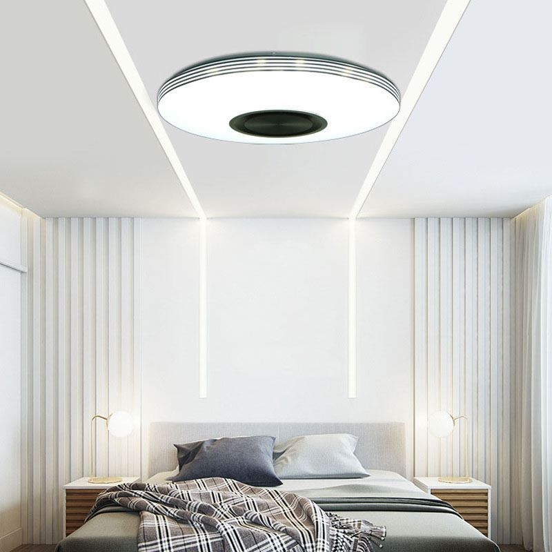 Unterputz-Deckenleuchte, dekorative Lampe, Fernbedienung, APP-Steuerung, Bluetooth-Musik-Lautsprecherlampe