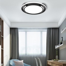 Moderne minimalistische Deckenleuchte mit bündiger Montage, kreisförmige Deckenleuchte
