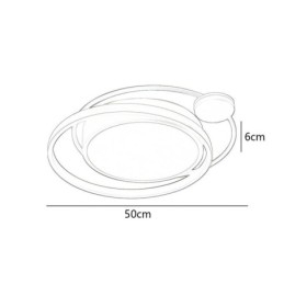 Moderne runde Deckenleuchte