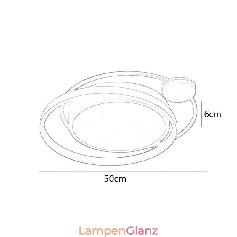 Moderne runde Deckenleuchte