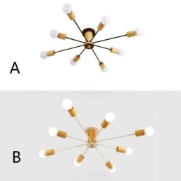 Moderner Magic Beans Deckenleuchter mit Holzzweigen