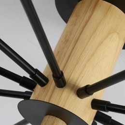 Moderner Magic Beans Deckenleuchter mit Holzzweigen