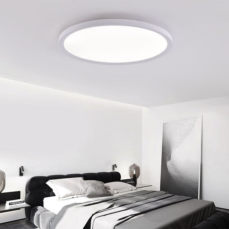Nordic Runde Unterputz Super Dünne Decke Licht Aluminium Roung Lampe Beleuchtung