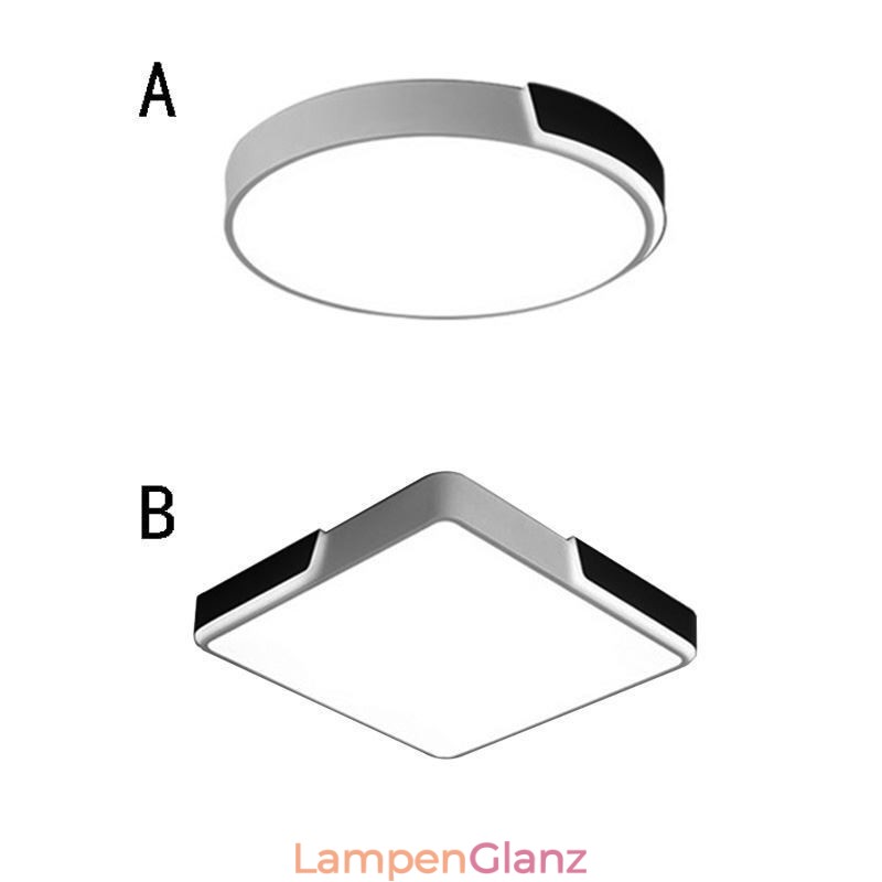 Moderne, schlichte, runde Deckenleuchte