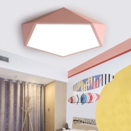 Moderne Deckenleuchte mit Diamant-Design, ultradünn, für Zuhause, Beleuchtung