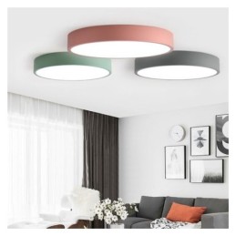 Moderne Unterputz-Deckenleuchte, ultradünn, rund, Lampenlicht