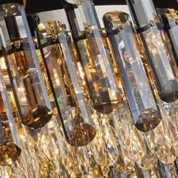 Kristall Deckenleuchte Einfache Moderne Runde Unterputz Dekorative Leuchte