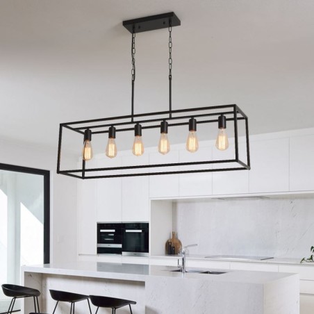 Bauernhaus Pendelleuchte Insel Hängeleuchten 6 Lichter Bauernhaus Pendelleuchte Insel Hängeleuchten 6 Lichter