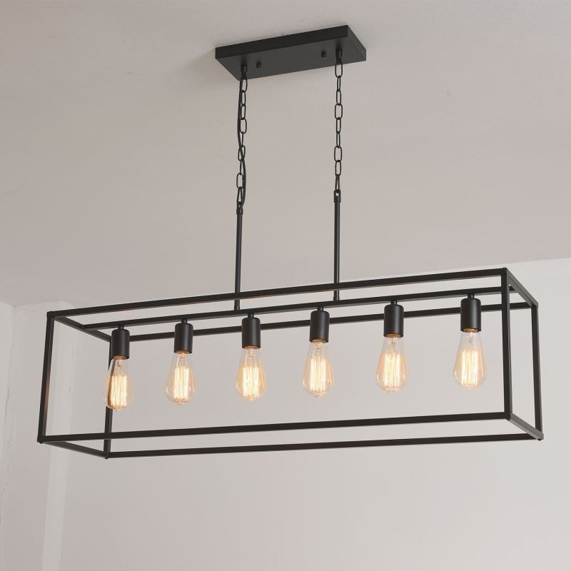 Bauernhaus Pendelleuchte Insel Hängeleuchten 6 Lichter