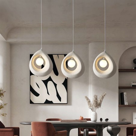 Harz Pendelleuchte Moderne einfache Deckenlampe Harz Pendelleuchte Moderne einfache Deckenlampe