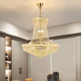 Kristall Pendelleuchte Moderne Duplex Dekorative Deckenleuchte
