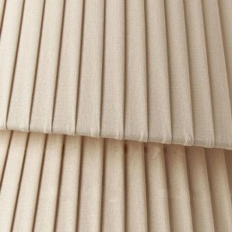 Pendelleuchte Französisch Creme Stil Doppelschicht Stoff Lampenschirm Deckenlampe