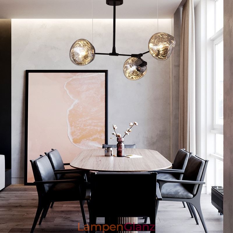 Nordic Deckenleuchte Moderne Galvanisierte Glasmalerei Lampenschirm Pendelleuchte