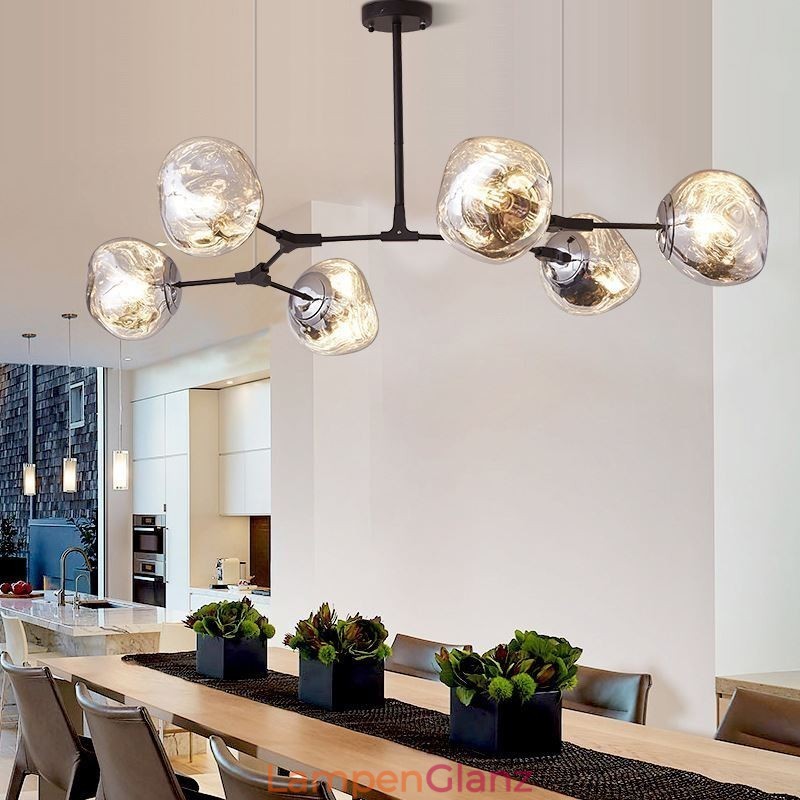 Nordic Deckenleuchte Moderne Galvanisierte Glasmalerei Lampenschirm Pendelleuchte