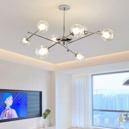 Glas Pendelleuchte im europäischen Stil Einfache Magic Beans Deckenleuchte