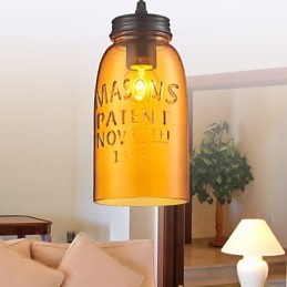Pendelleuchte 1 Licht Italienischer Stil Transparente Galvanisierung