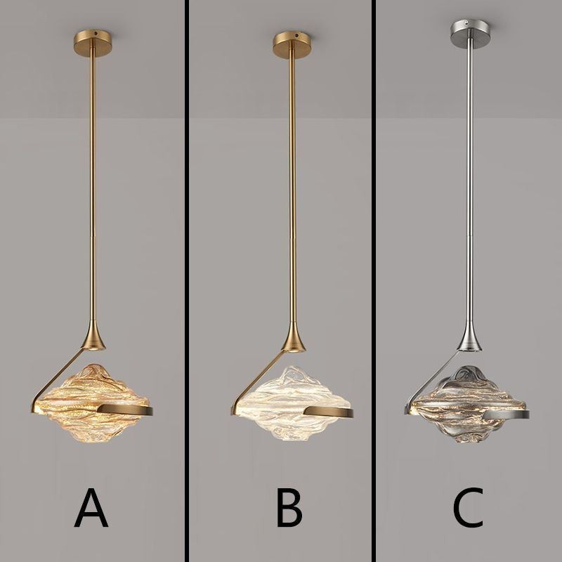 Pendelleuchte Moderne minimalistische Schmiedeeisen Lavaglas Deckenleuchte