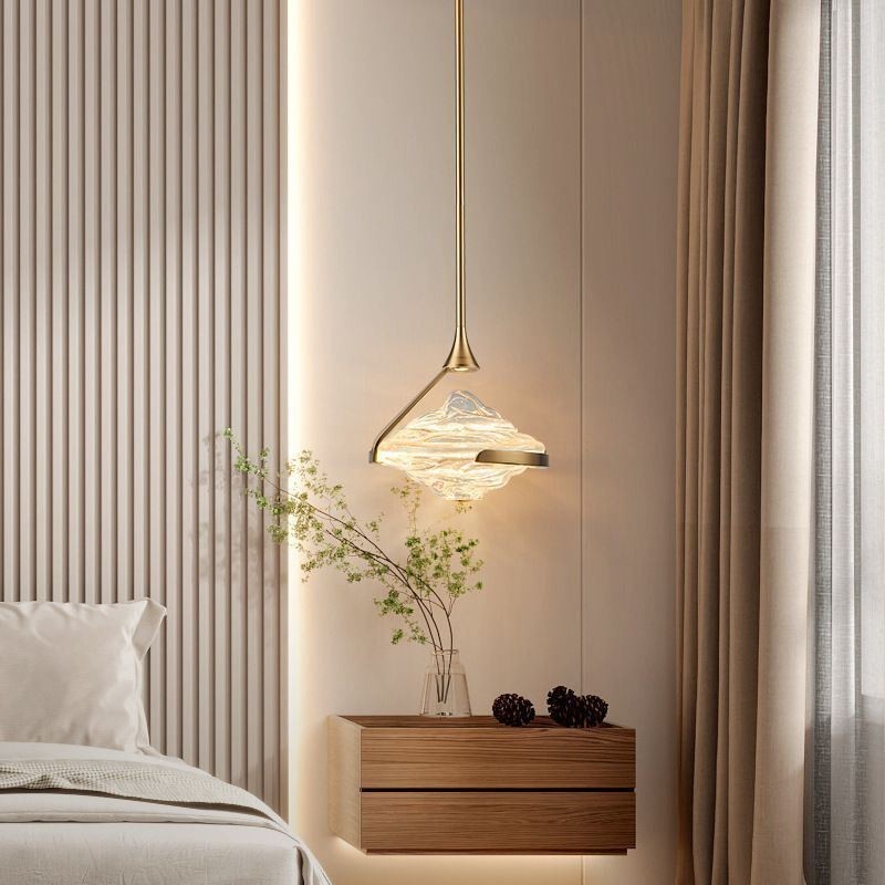 Pendelleuchte Moderne minimalistische Schmiedeeisen Lavaglas Deckenleuchte
