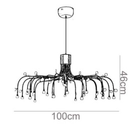 Pendelleuchte Nordic Creative Natural White Deckenleuchte 30 Lichter