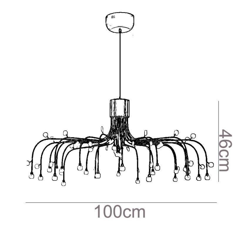 Pendelleuchte Nordic Creative Natural White Deckenleuchte 30 Lichter