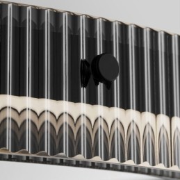 Kreis Pendelleuchte 60 80CM Glas Deckenleuchte Stufenlos Dimmbar Mit Fernbedienung