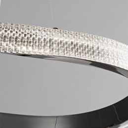 Pendelleuchte Schmiedeeisen Acryl Ring Einzelkreis Deckenleuchte