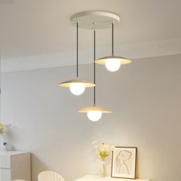 Nordic Pendant Kreative Schmiedeeisen G9 Disc Deckenleuchte