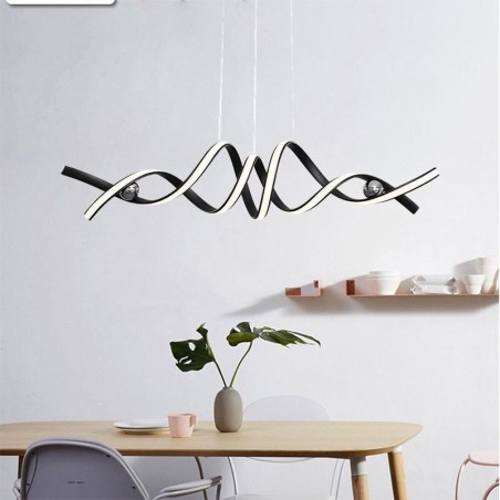 Minimalistische Pendelleuchte Aluminium Art Minimalistische Spiral-Deckenleuchte Minimalistische Pendelleuchte Aluminium Art Minimalistische Spiral-Deckenleuchte