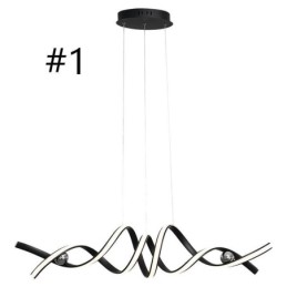 Minimalistische Pendelleuchte Aluminium Art Minimalistische Spiral-Deckenleuchte