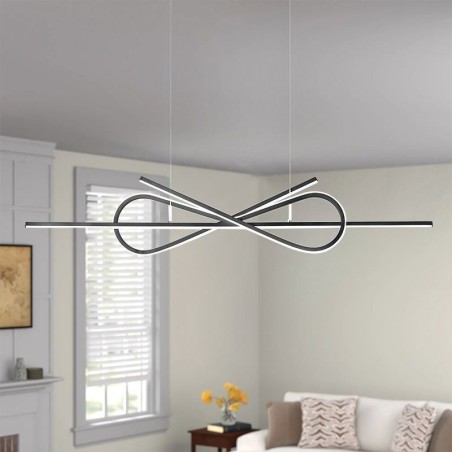 Einfache Pendelleuchte Aluminium Art Bowknot Deckenleuchte Einfache Pendelleuchte Aluminium Art Bowknot Deckenleuchte