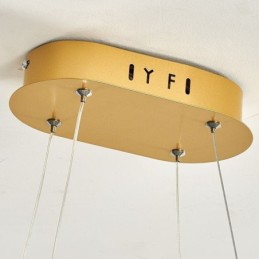 Stilvolle Pendelleuchte Aluminium Art Deckenleuchte