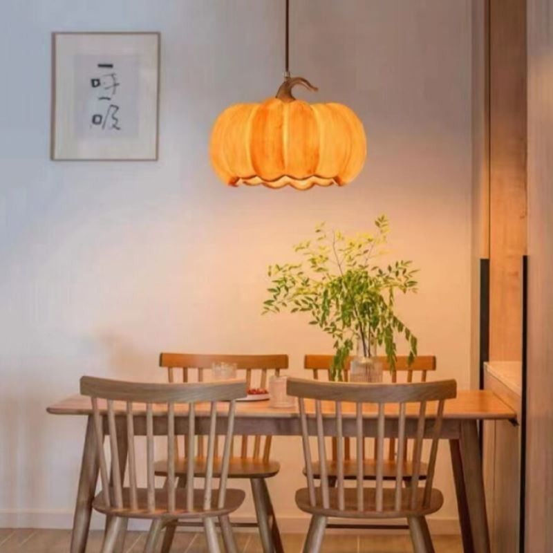 Kreative Kürbis Pendelleuchte Japanische Retro Deckenleuchte Deckenlampe