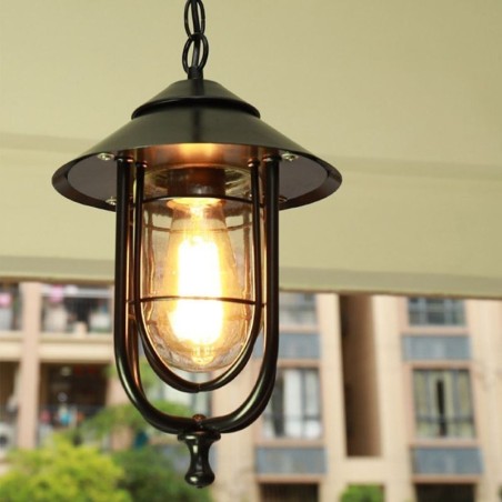 Amerikanischen Retro Outdoor Licht Wasserdicht Vogelkäfig Form Anhänger Licht Amerikanischen Retro Outdoor Licht Wasserdicht Vogelkäfig Form Anhänger Licht