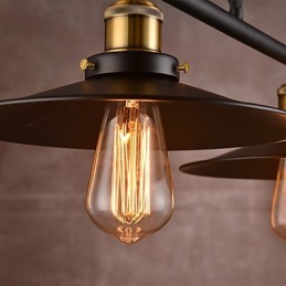 Moderner zeitgenössischer Kronleuchter aus Metall im Mini-Stil
