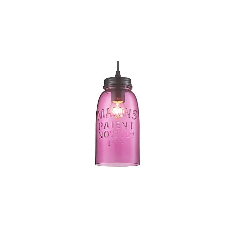 1-flammige, moderne Pendelleuchte aus Glas im transparenten Blasendesign