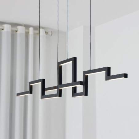 Moderne Pendelleuchte Acryl Schwarz Kronleuchter Moderne Pendelleuchte Acryl Schwarz Kronleuchter