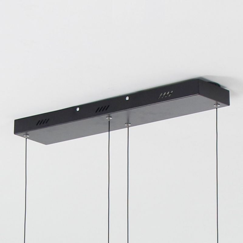 Moderne Pendelleuchte Acryl Schwarz Kronleuchter