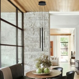 Moderne Kronleuchter Lange Streifen Pendelleuchte Duplex Gebäude