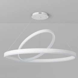 Moderne Pendelleuchte Kreisringe Acryl Pendelleuchte