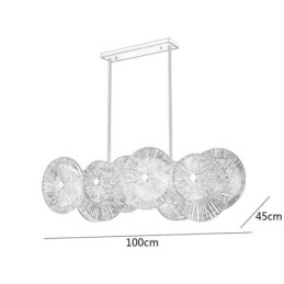Moderne Spark Disc Kronleuchter Feuerwerk Glas Pendelleuchte Home Decor Beleuchtung