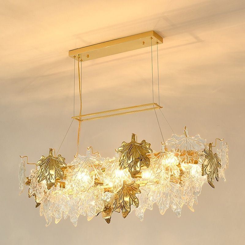 Ahornblatt Pendelleuchte Wohndekor Glasbeleuchtung