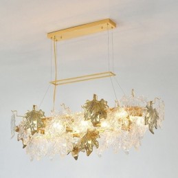 Ahornblatt Pendelleuchte Wohndekor Glasbeleuchtung