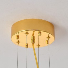 Moderne Shell Glas Kronleuchter Lichter Esszimmer